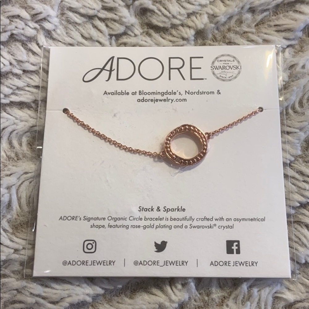 Rose gold bracelet